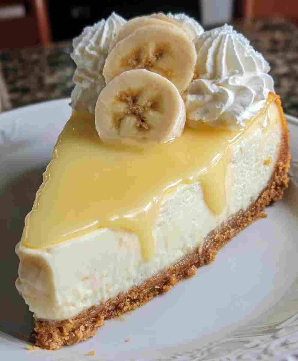 Banana Cream Cheesecake That Melts in Your Mouth