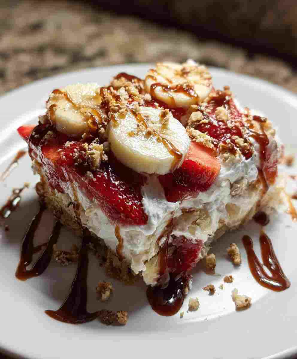 Banana Split Dump Cake