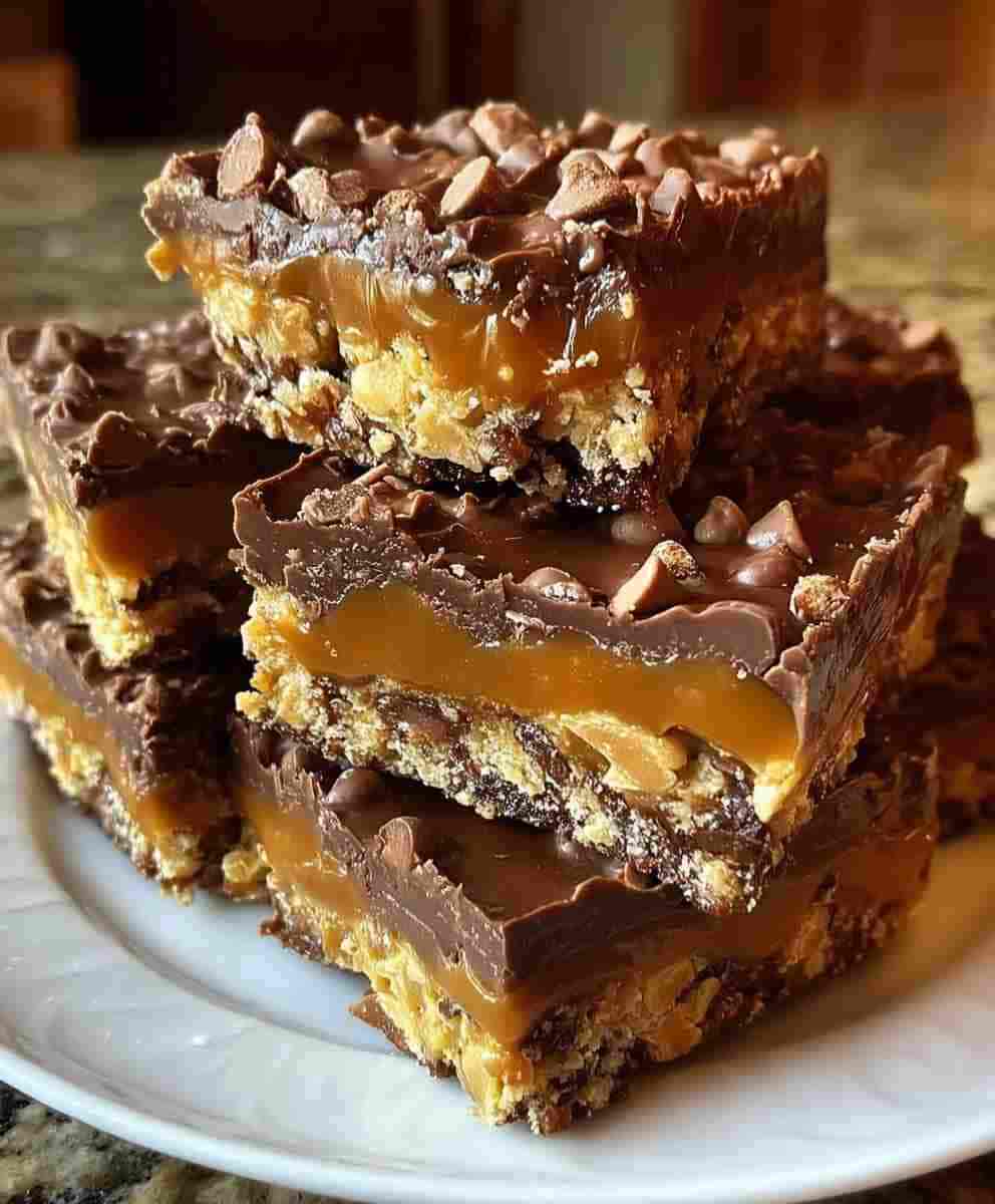 Butterfinger Caramel Crunch Bars