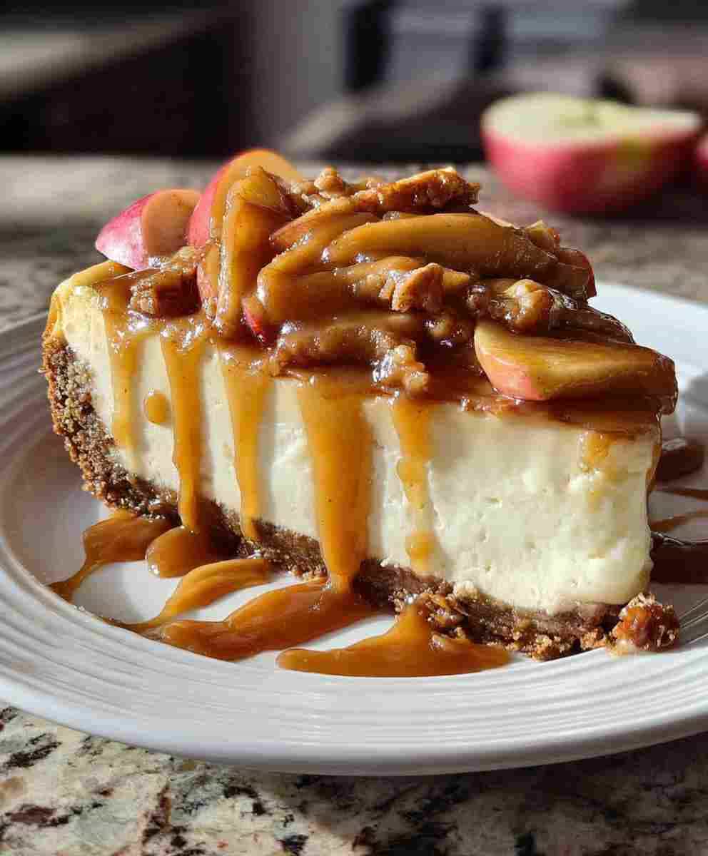 Caramel Apple Cheesecake