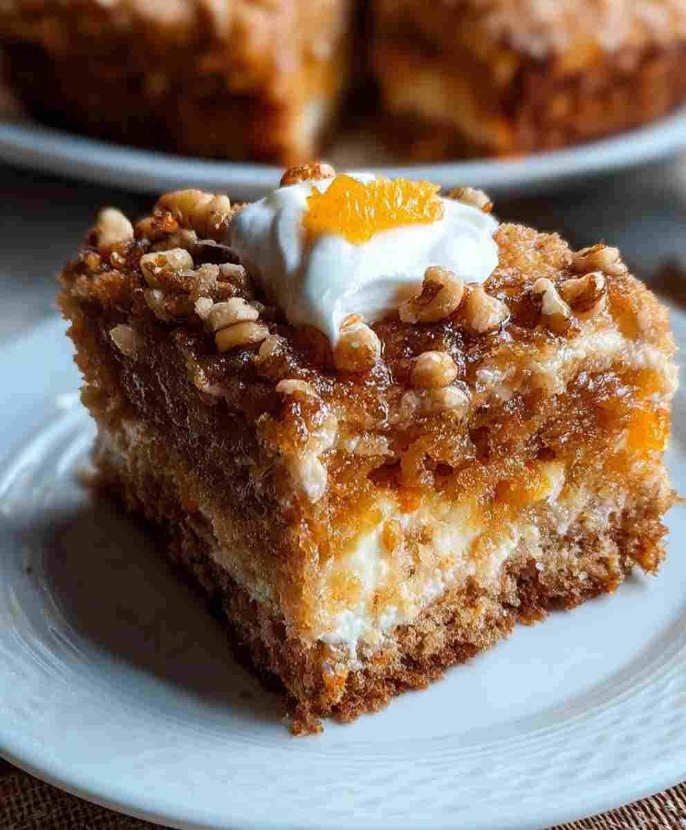 Carrot Cake Dump Cake