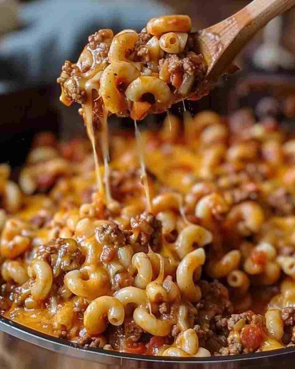 Cheesy Baked Goulash