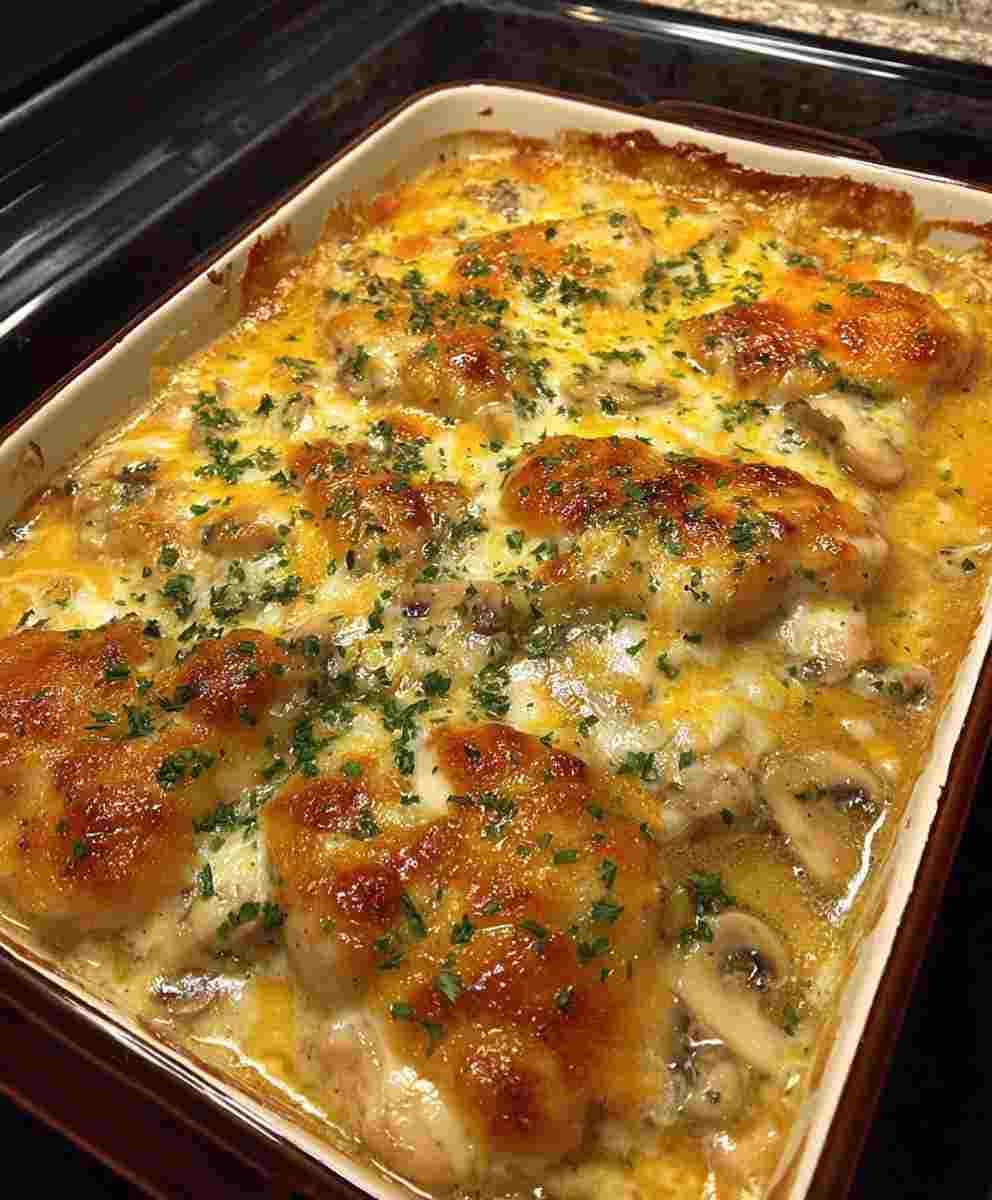Cheesy Chicken Gloria Casserole