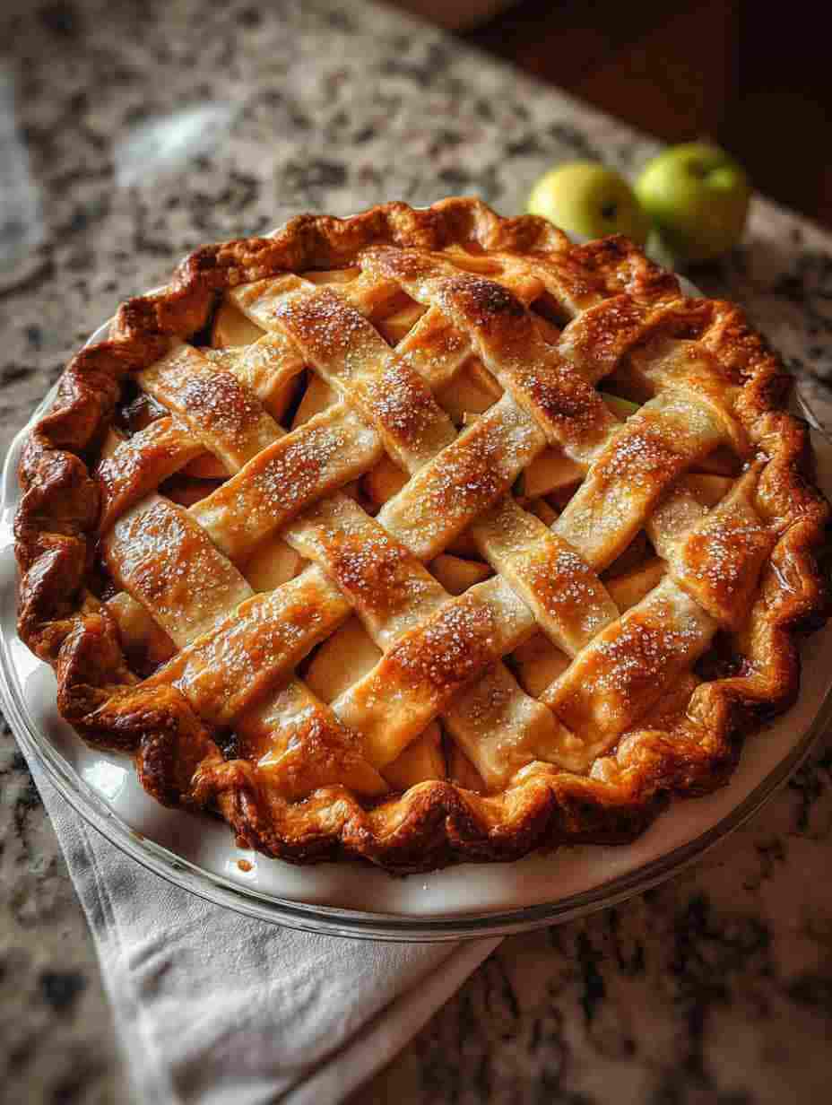 Classic Baked Spiced Apple Pie