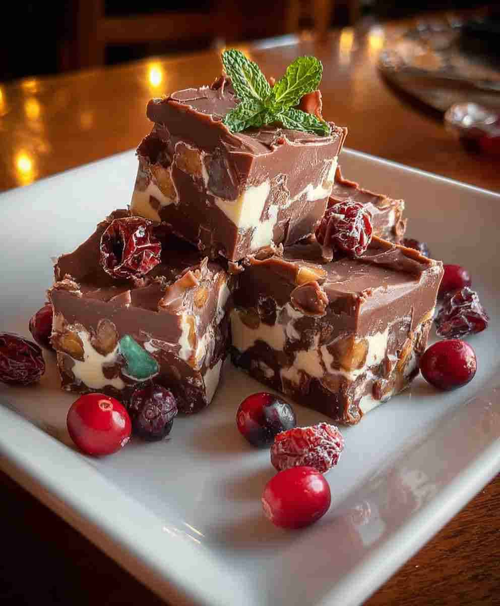 Creamy Christmas Fudge