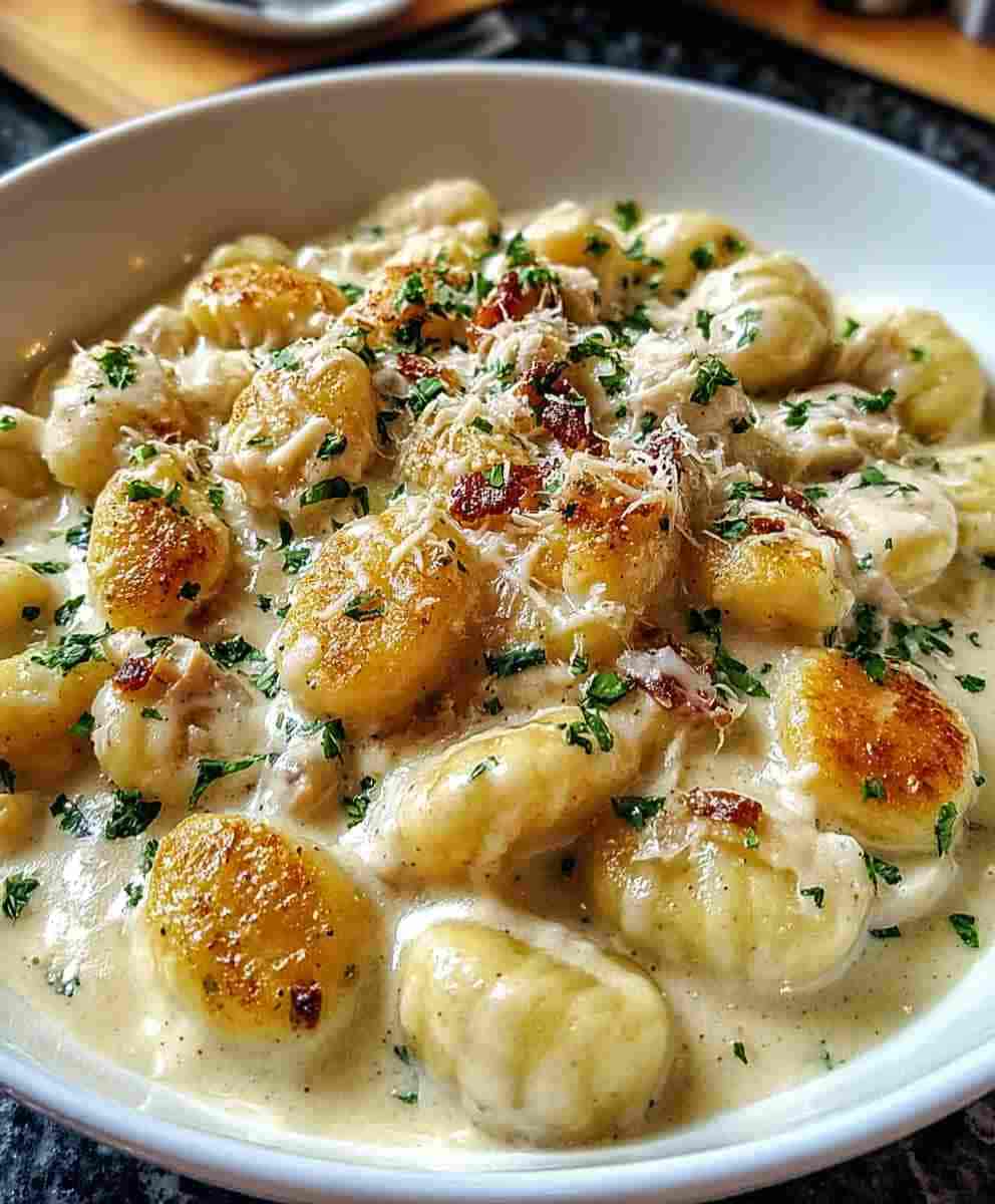 Creamy Crack Chicken Gnocchi