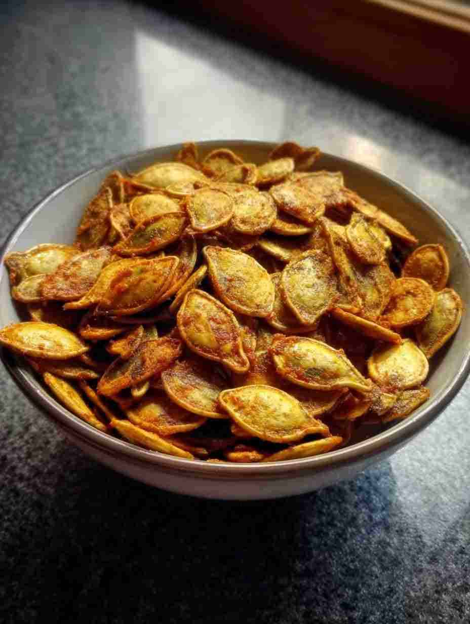 Crispy Roasted Pumpkin Seeds