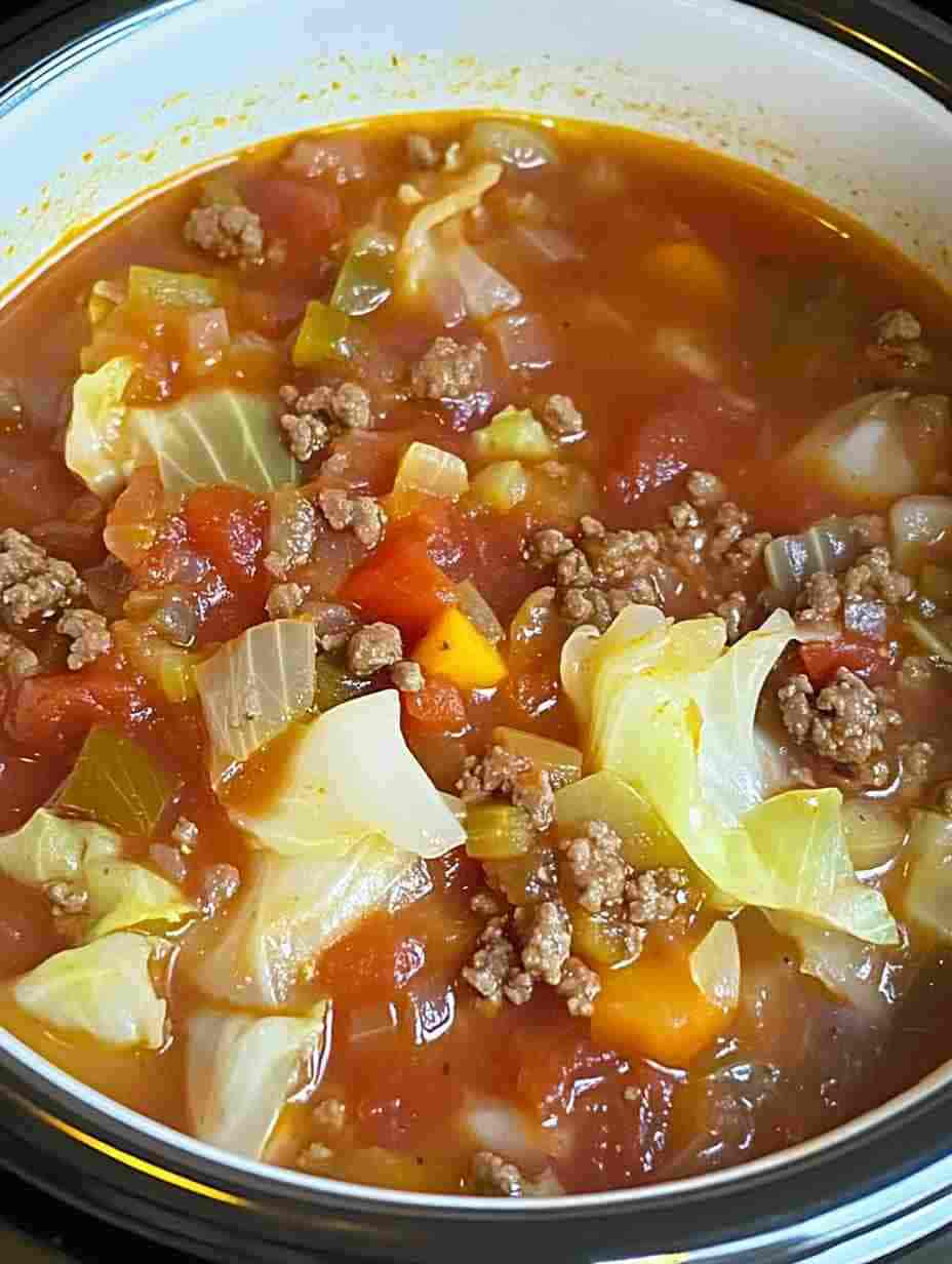 Crockpot Cabbage Soup
