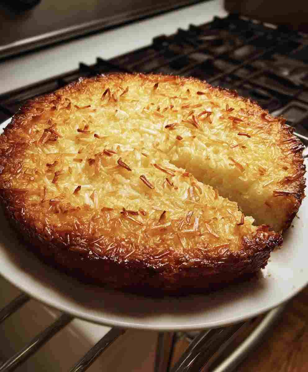 Crustless Coconut Pie