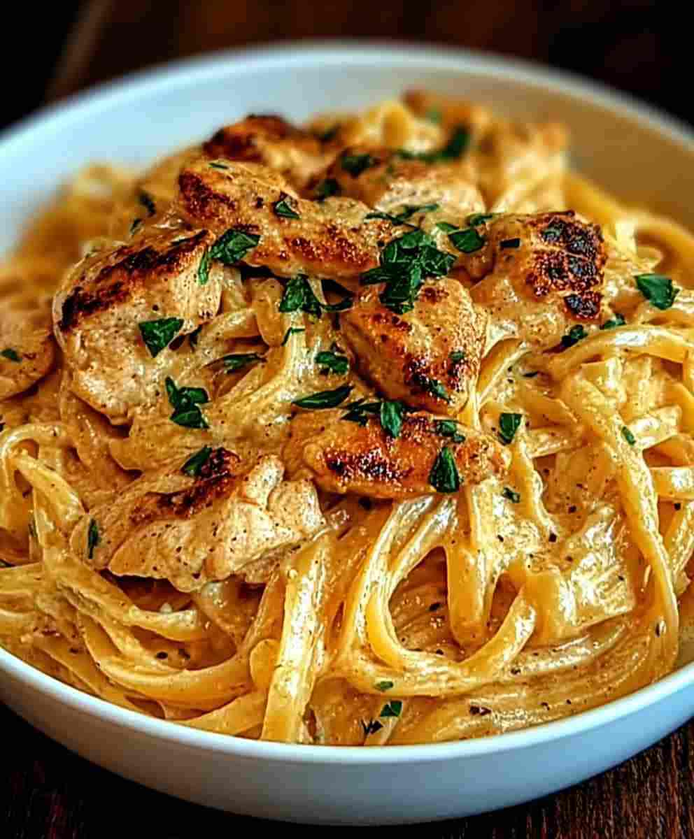 Easy Cowboy Butter Chicken Linguine