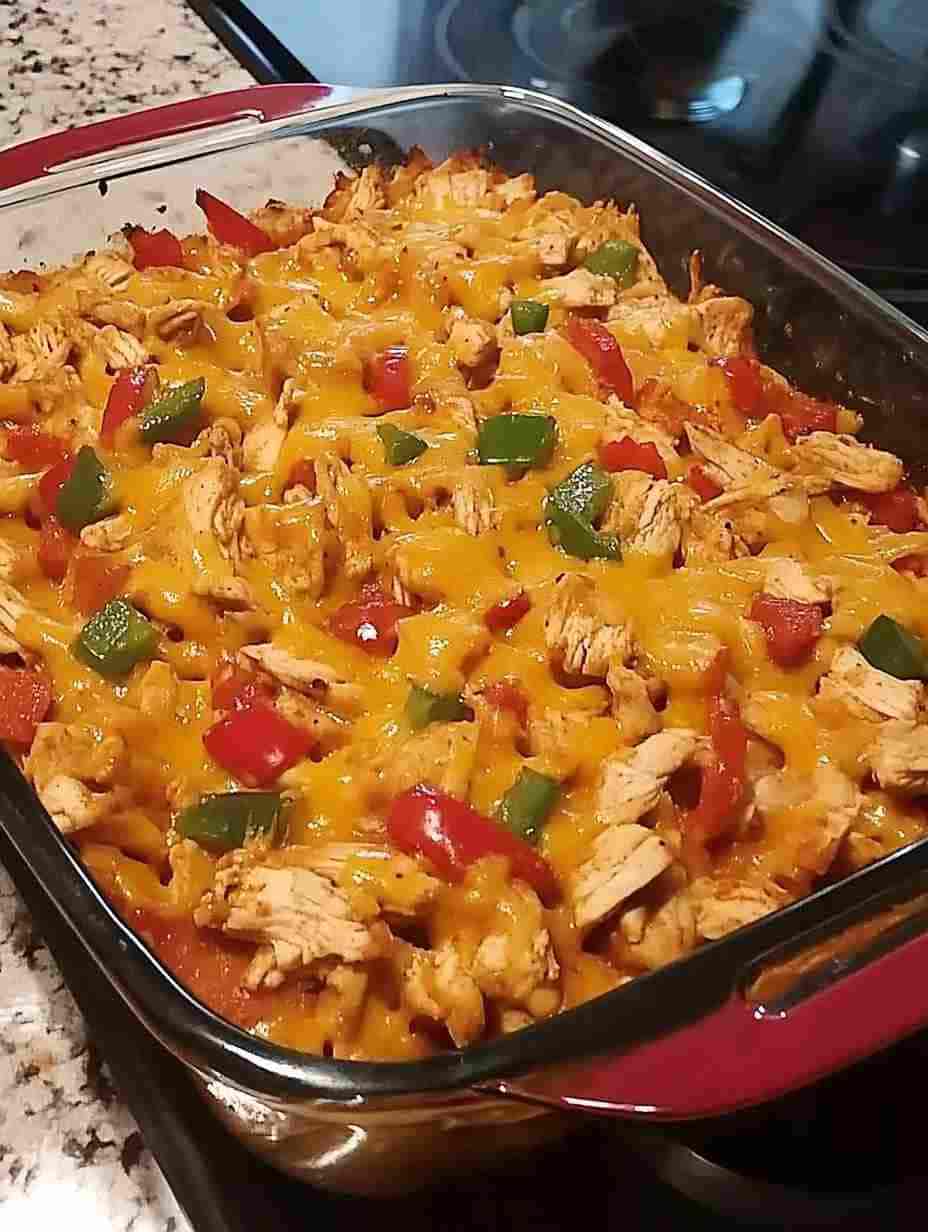 Fajita Chicken Casserole