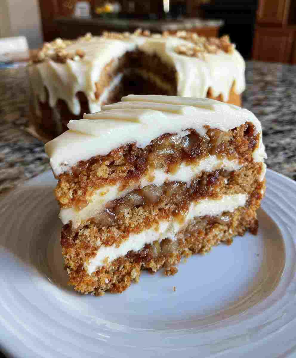 Fresh Apple Cake with Cream Cheese Frosting