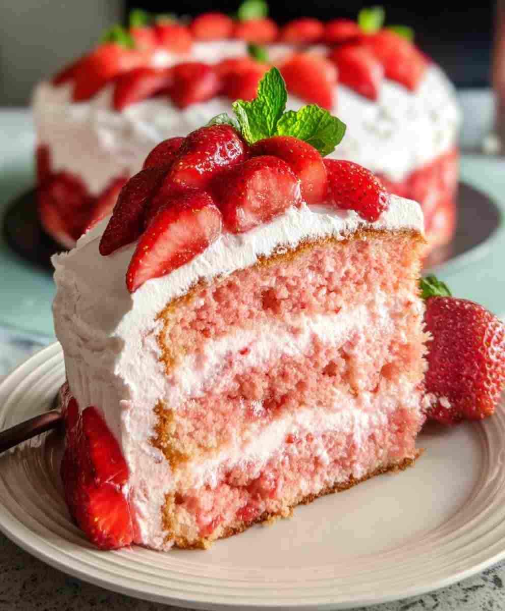 Fresh Strawberry Cake