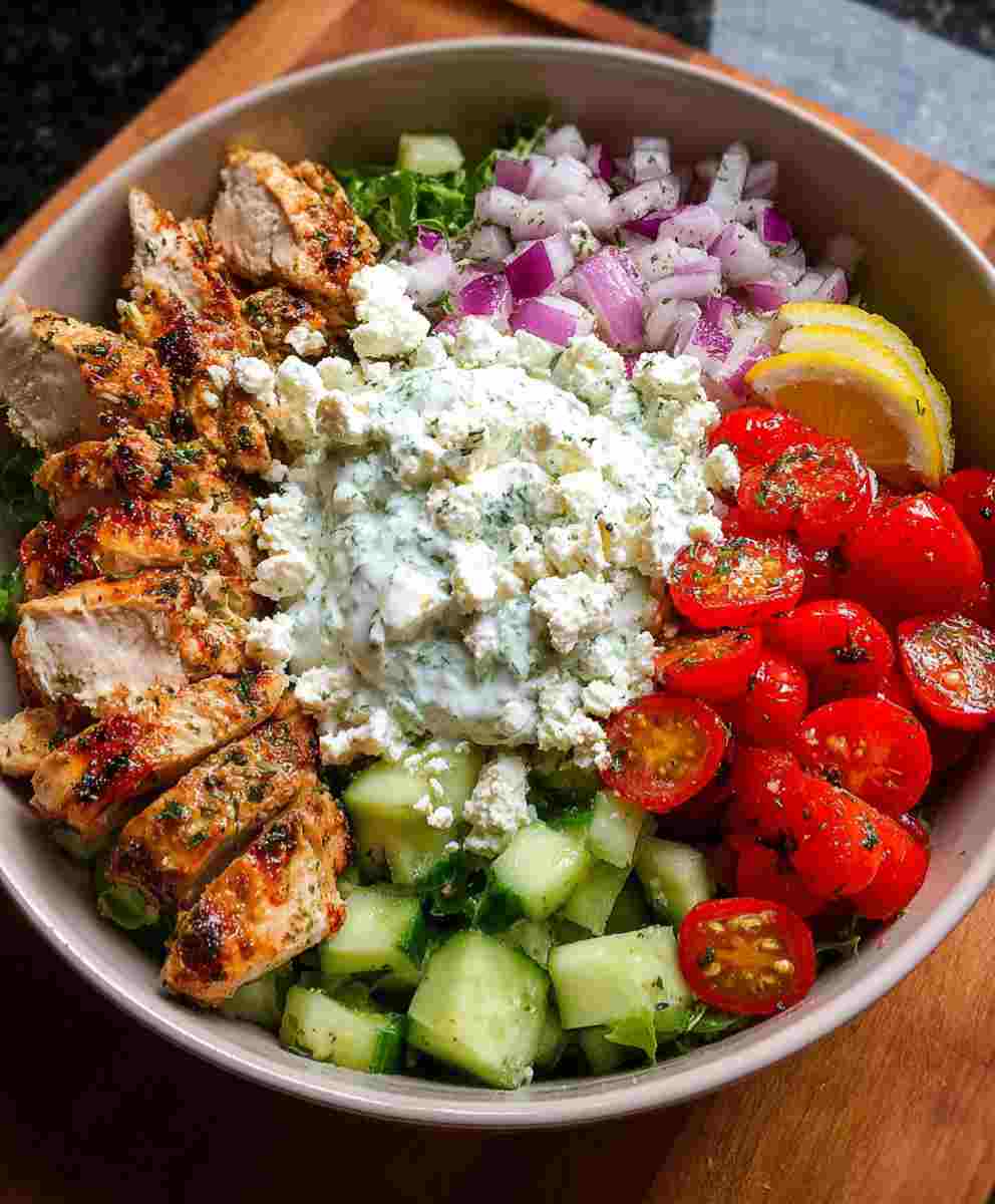 Greek Chicken Bowls