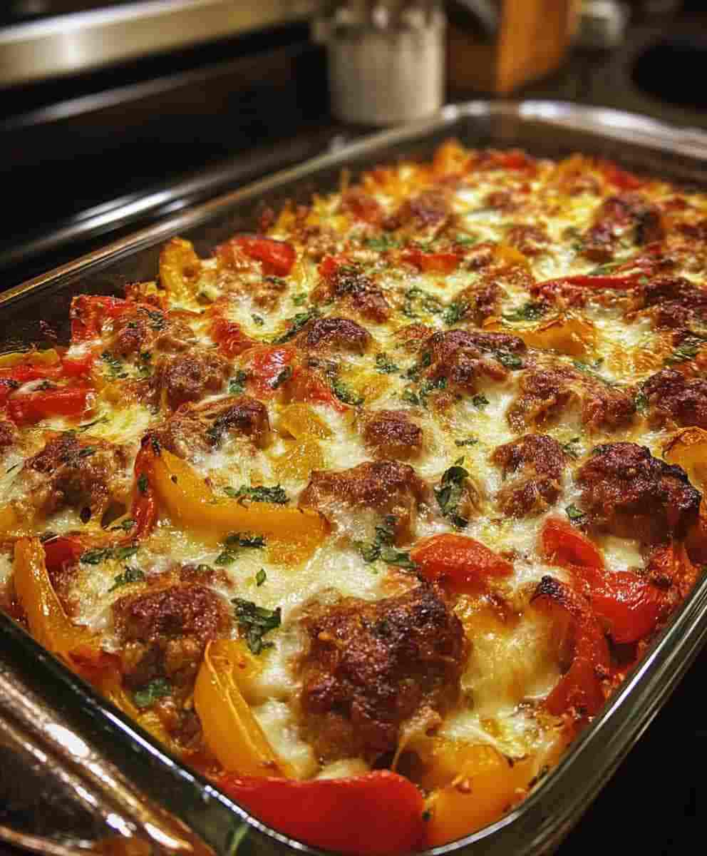 Italian Sausage and Pepper Casserole