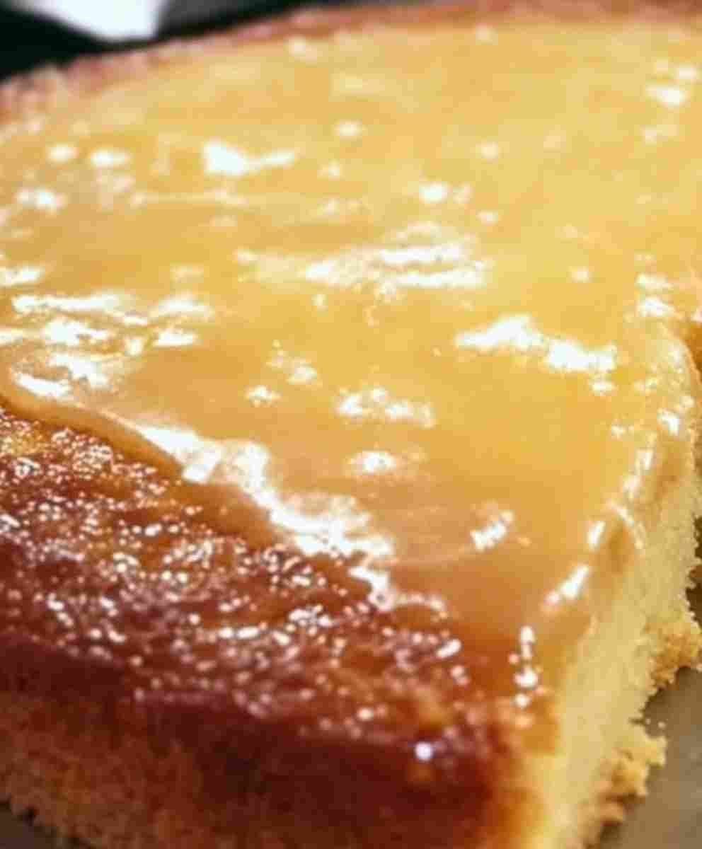 Moist Lemon Cake with Tangy Glaze