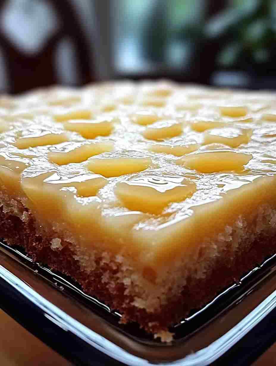 Moist Pineapple Cake with Cream Cheese Frosting