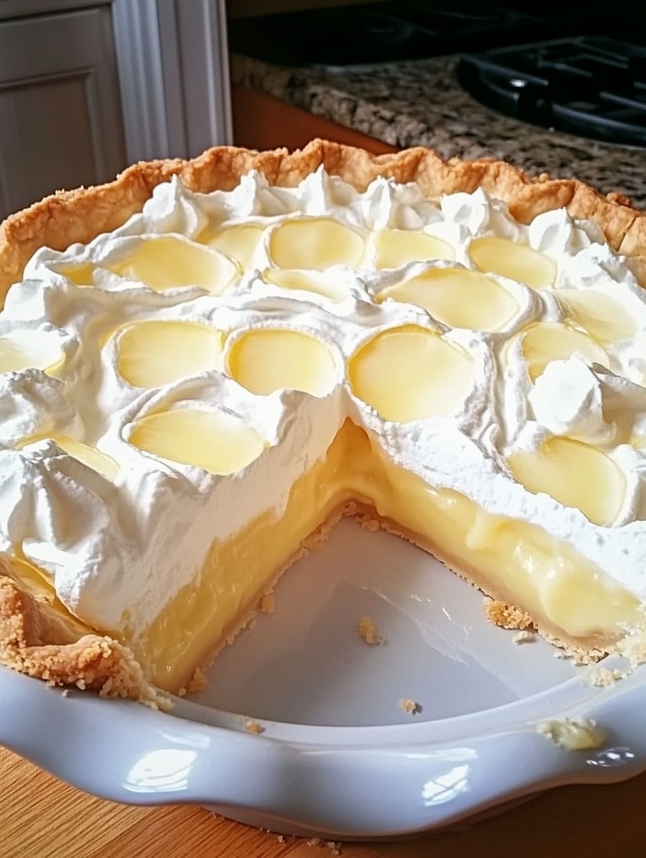 Mom’s Lemon Angel Pie