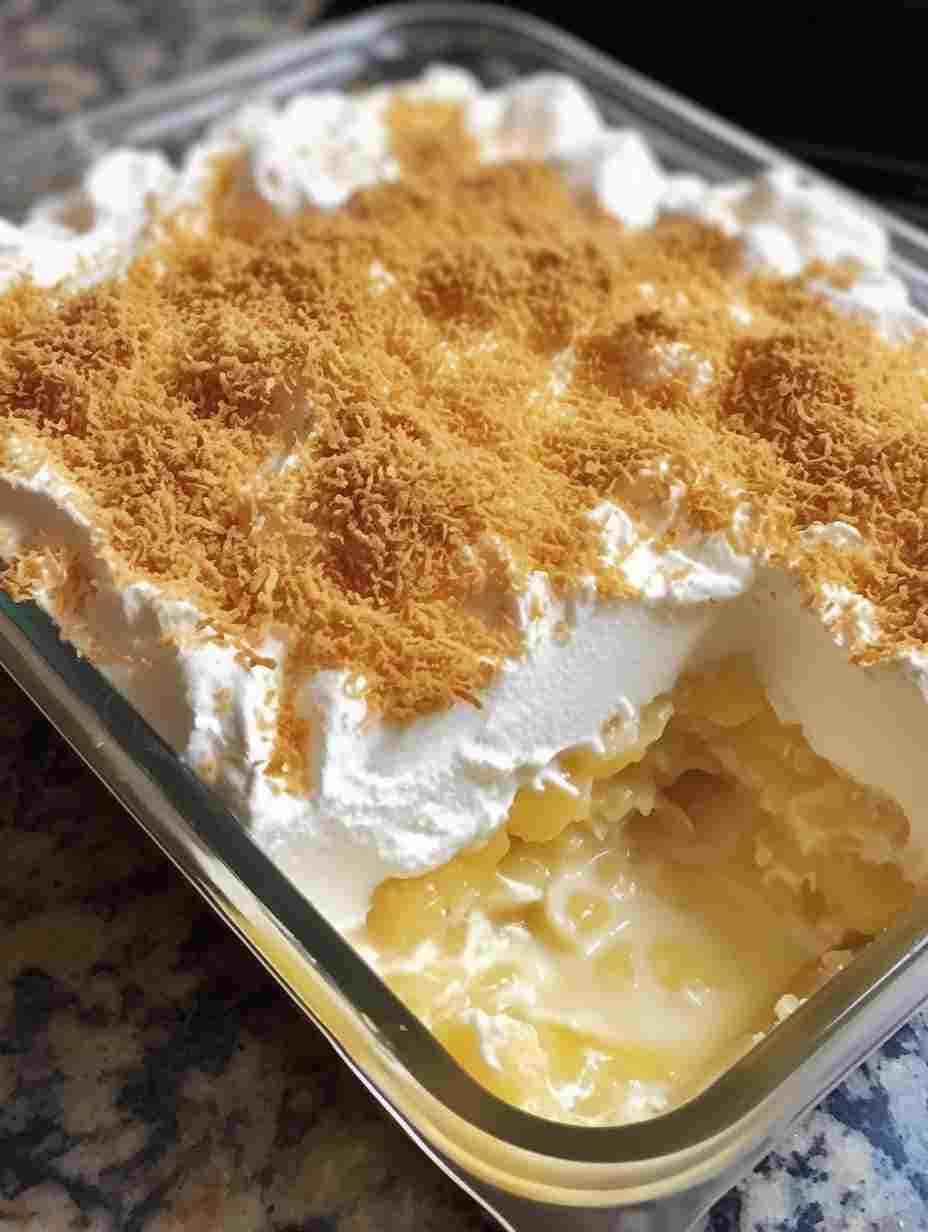 No-Bake Pineapple Cream Dessert