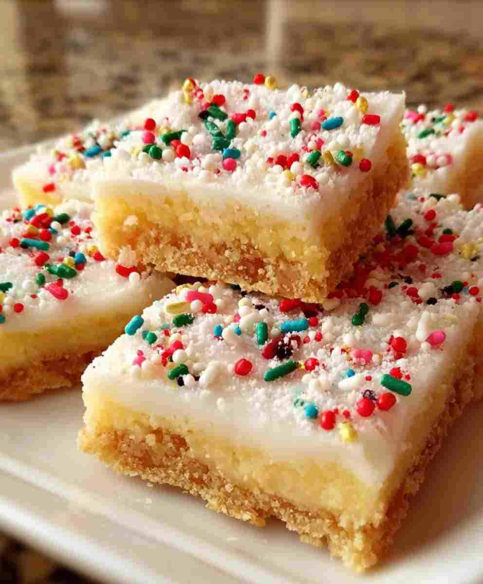No-Bake Sugar Cookie Bars