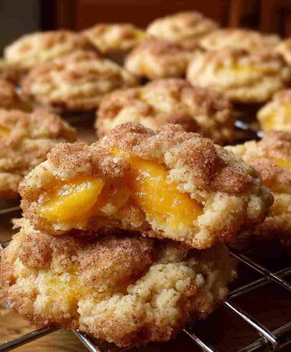 Peach Cobbler Cookies