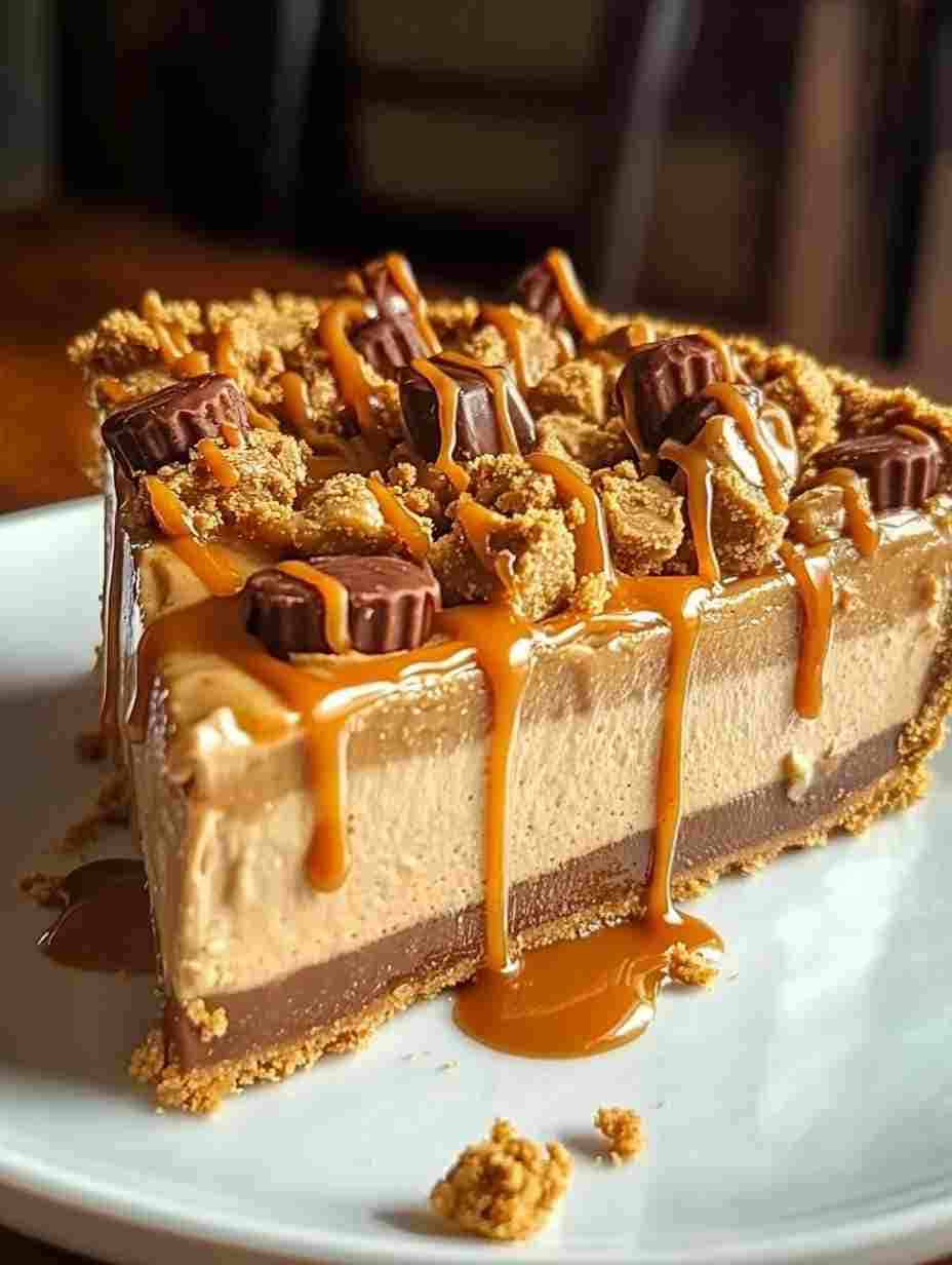 Peanut Butter Butterfinger Pie