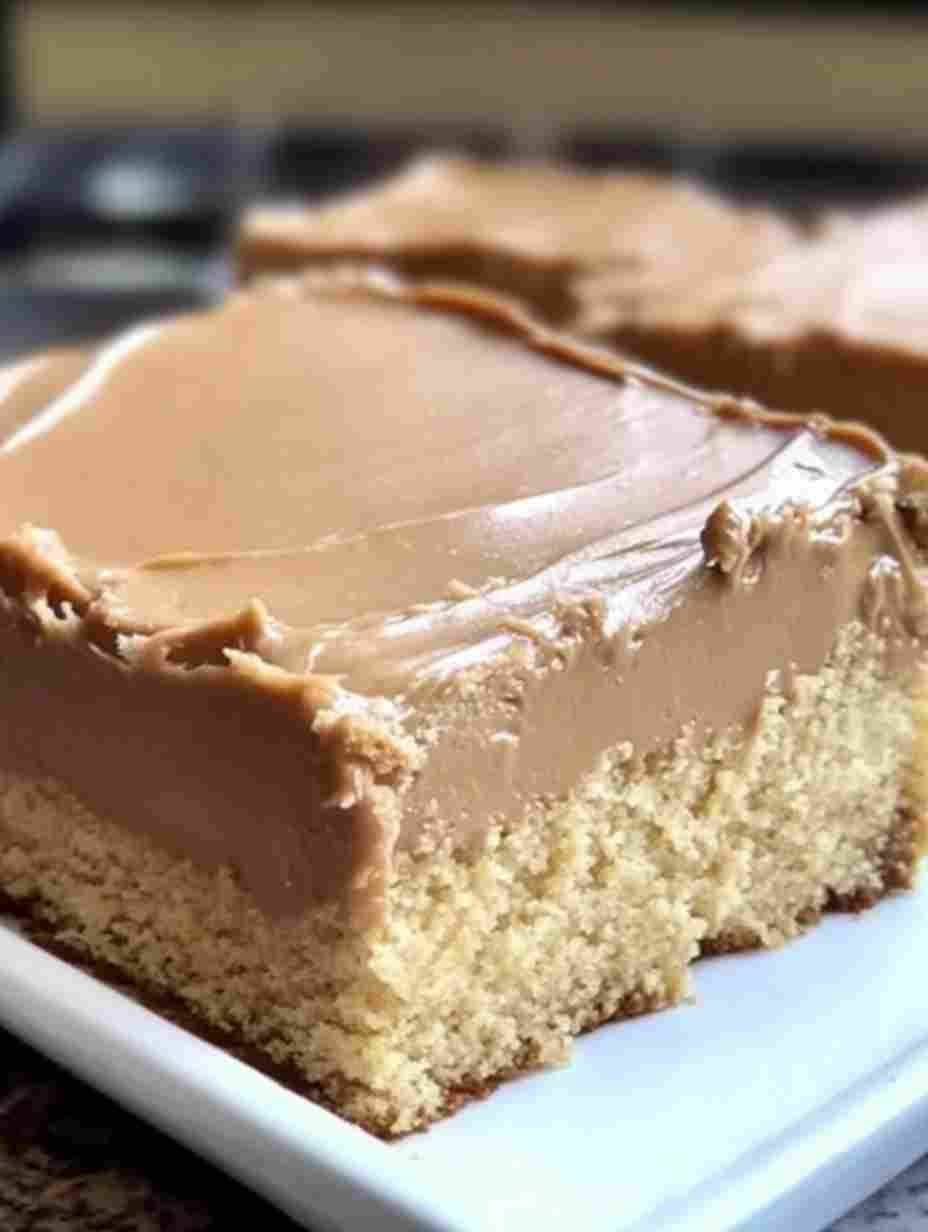 Peanut Butter Sheet Cake with Creamy Frosting
