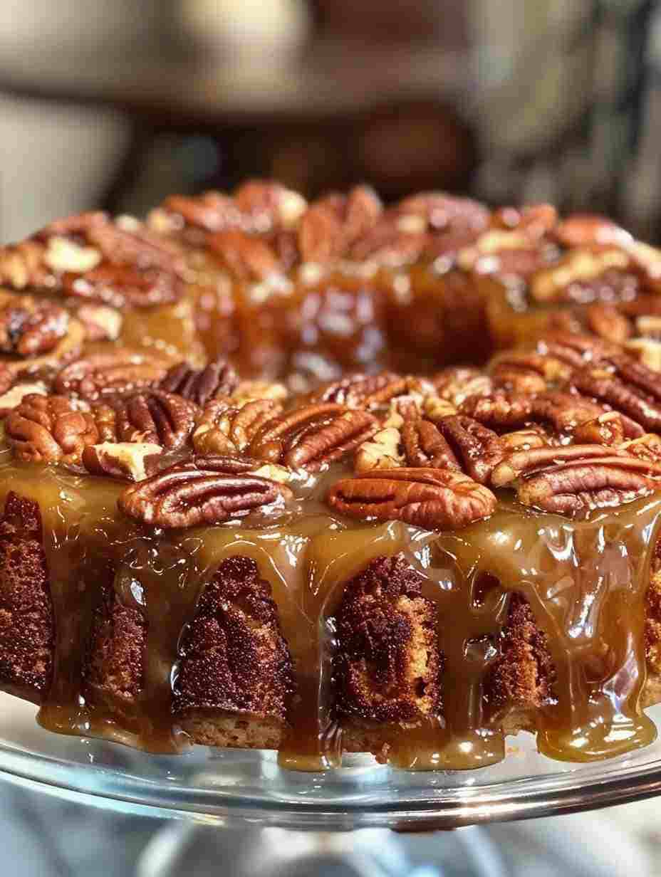 Pecan Upside Down Cake
