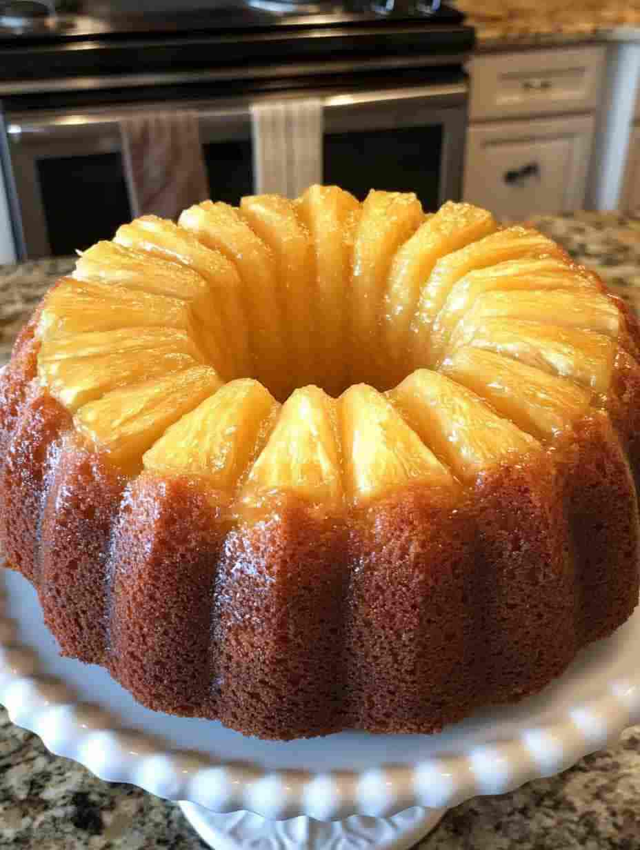 Pineapple Pound Cake