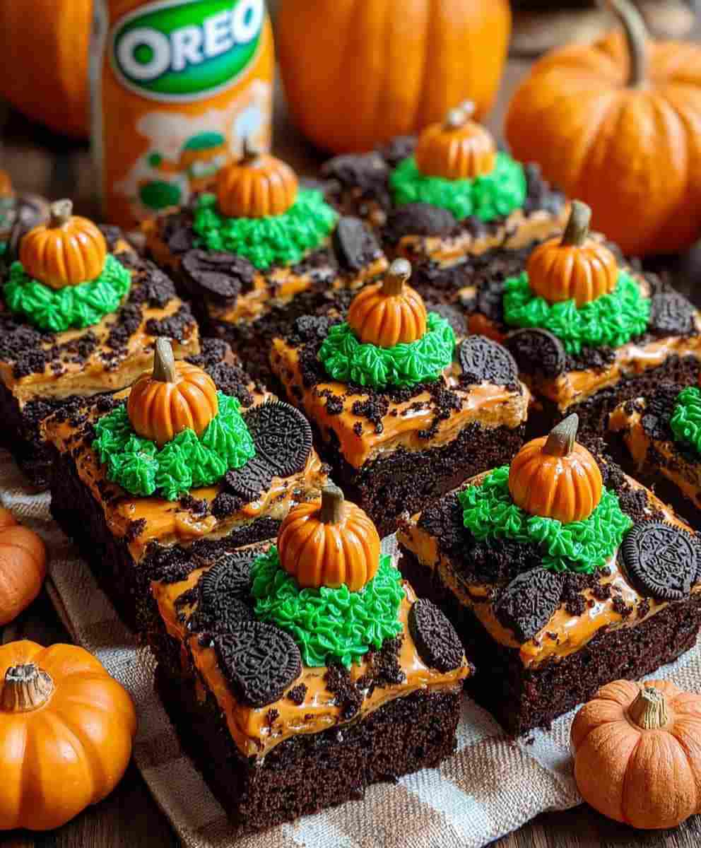Pumpkin Patch Brownies
