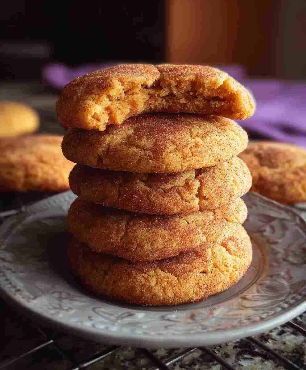 Pumpkin Snickerdoodle Cookies