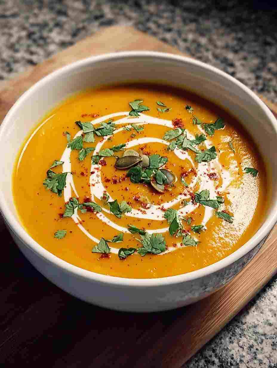 Spicy Autumn Pumpkin Soup