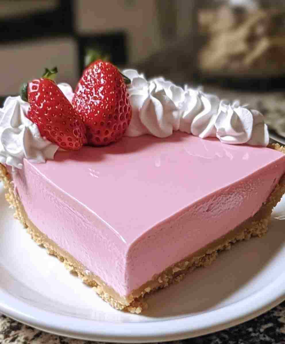 Strawberry Cream Cheese Jello Pie