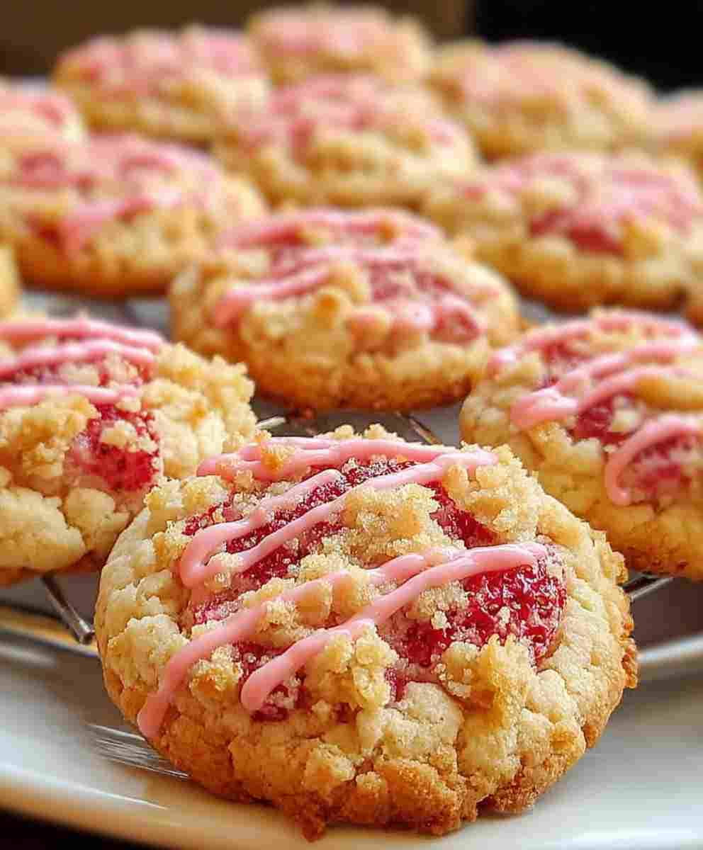 Strawberry Crunch Cookies