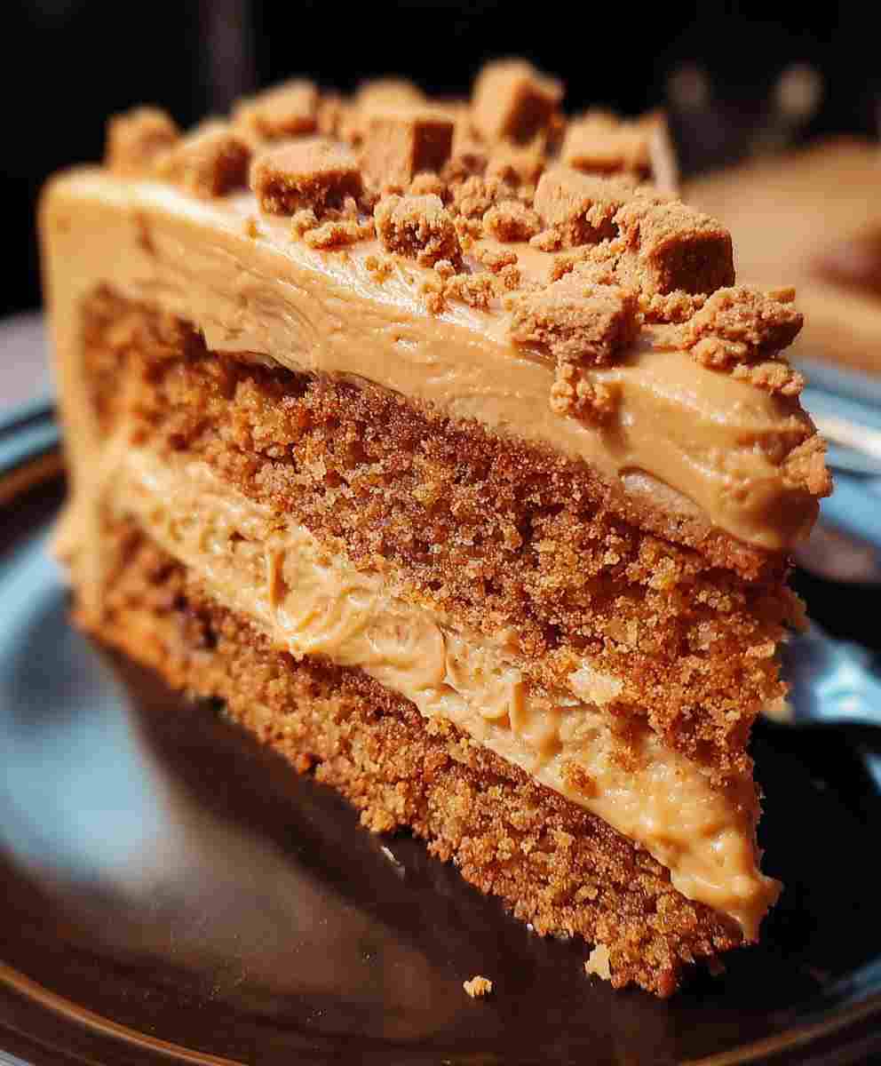 Biscoff Cookie Butter Cake