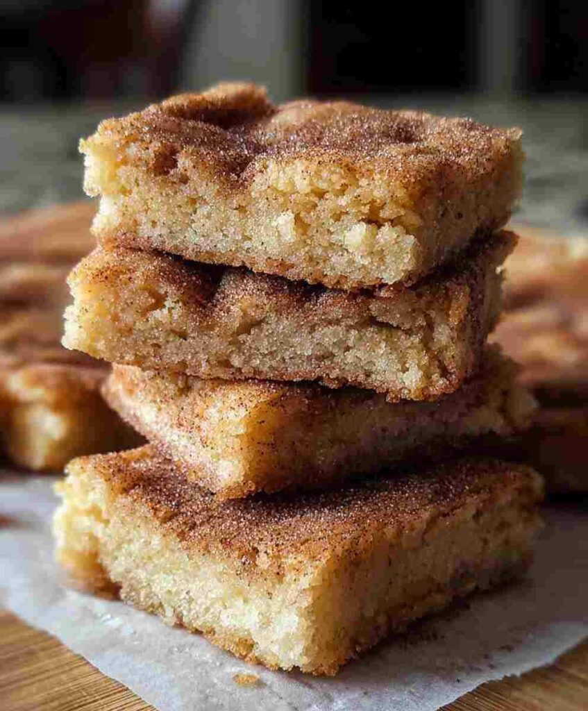 Cinnamon Sugar Blondies