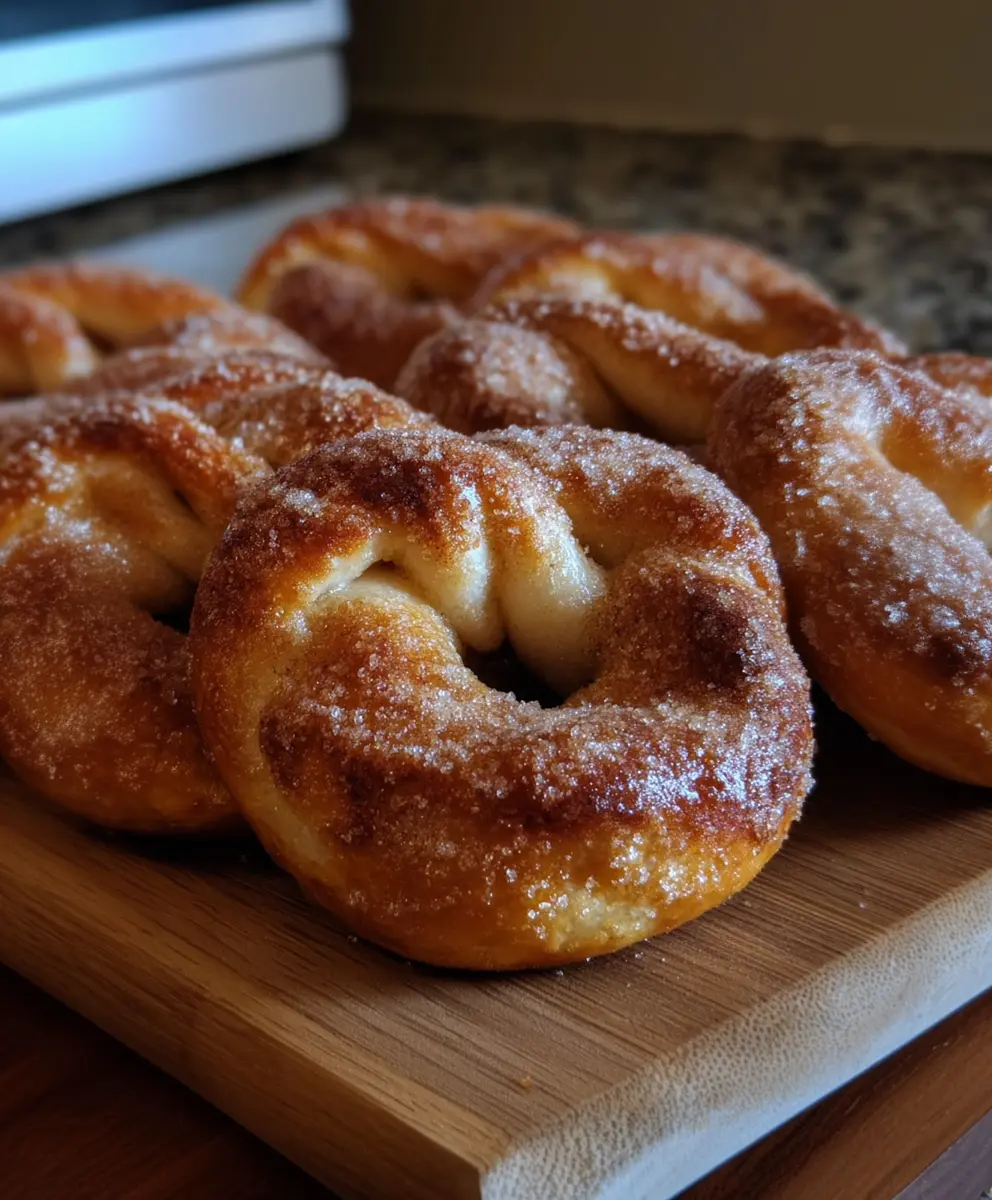 Cinnamon Sugar Soft Pretzels