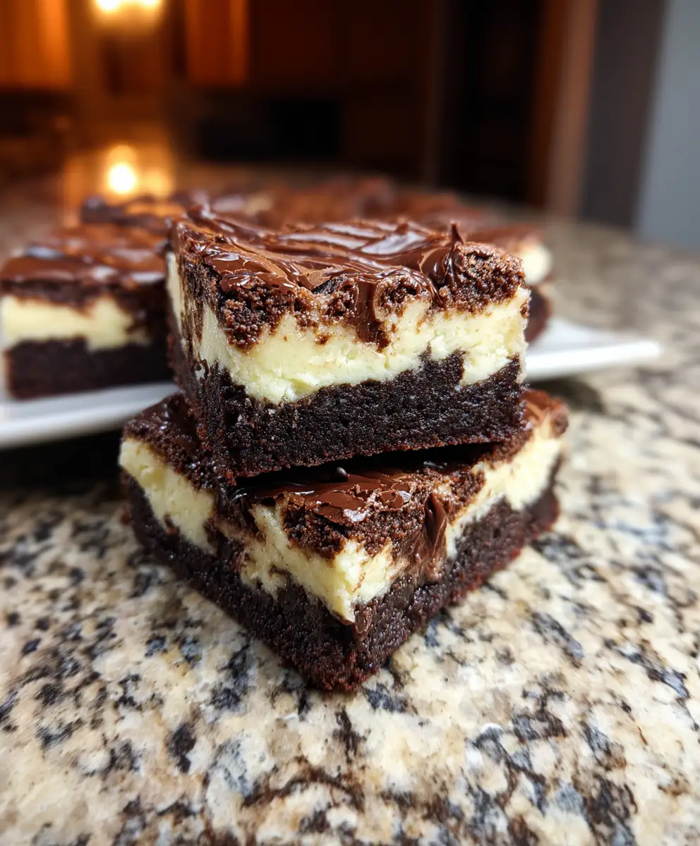Creamy Cheesecake Brownies