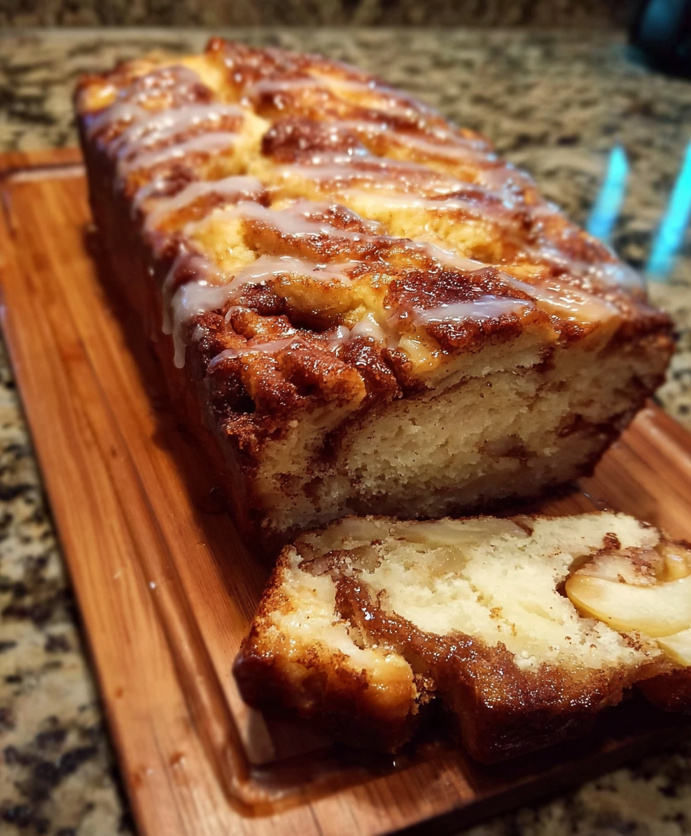 Cinnamon Swirl Apple Bread