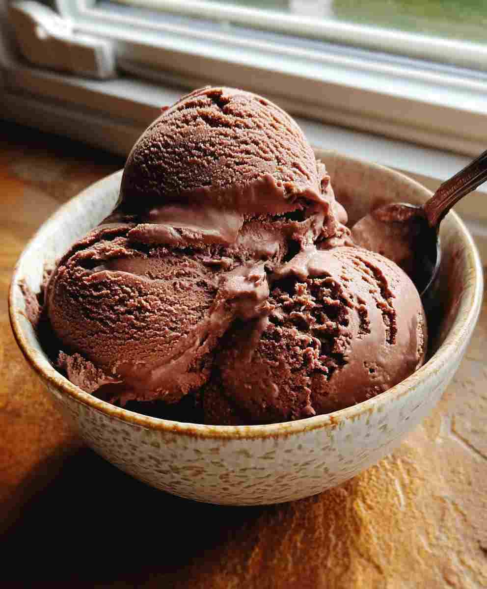No-Churn Chocolate Ice Cream