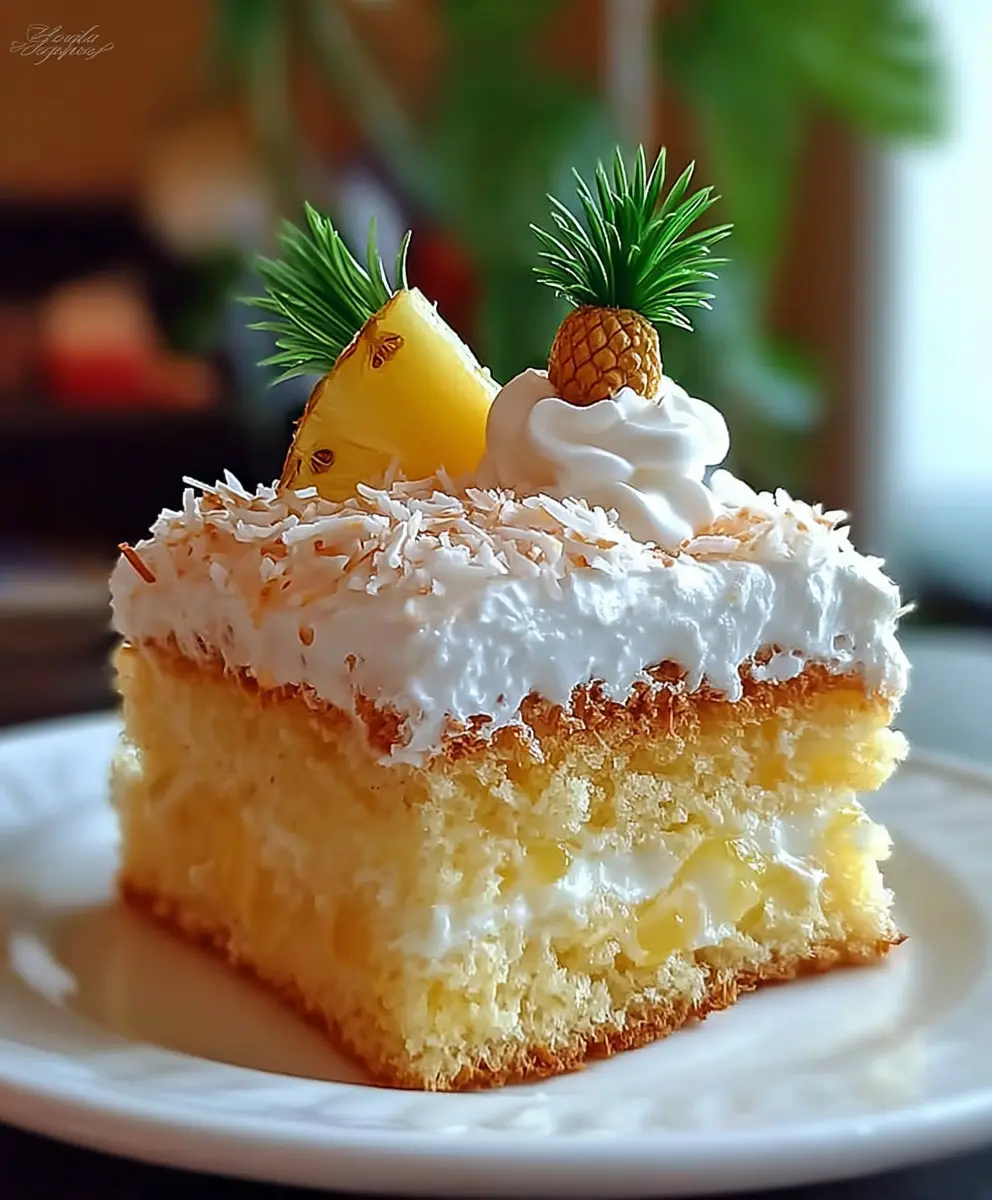 Pineapple Coconut Dream Cake