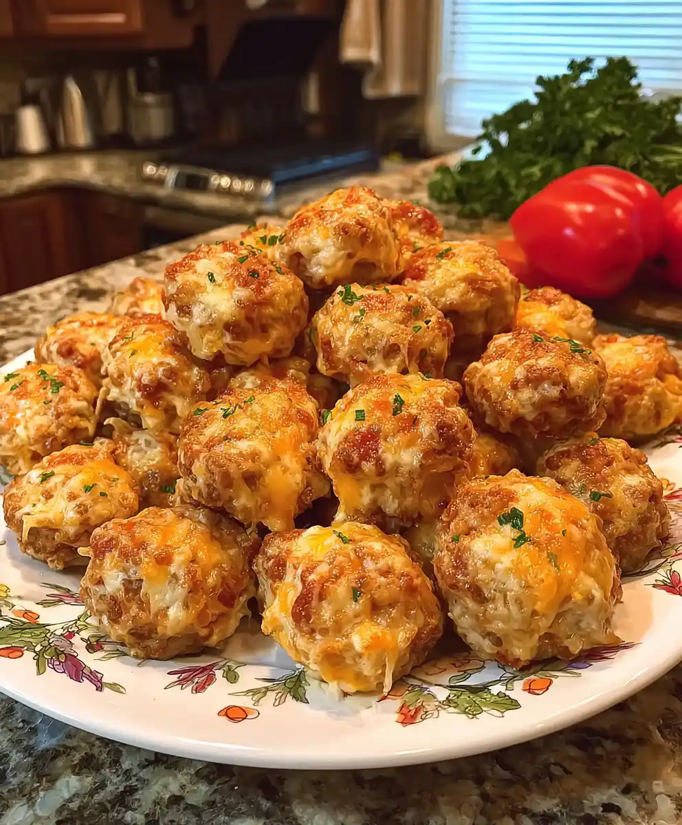 Rotel Cream Cheese Sausage Balls
