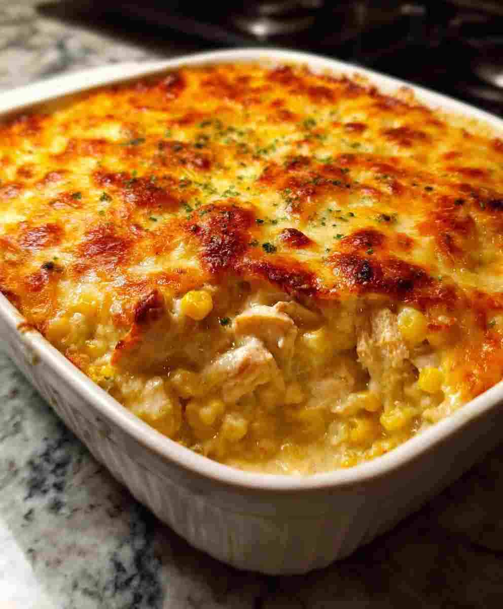Street Corn Chicken Casserole